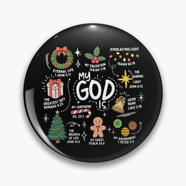 Item preview, My God Is Christmas designed and sold by hannartbaker.