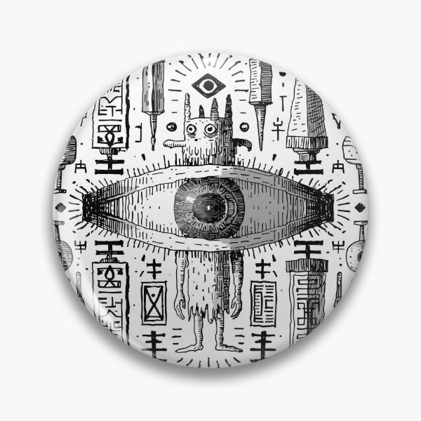 Item preview, Esoteric All Seeing Eye Mystic Creature Glyphs designed and sold by Romgora.