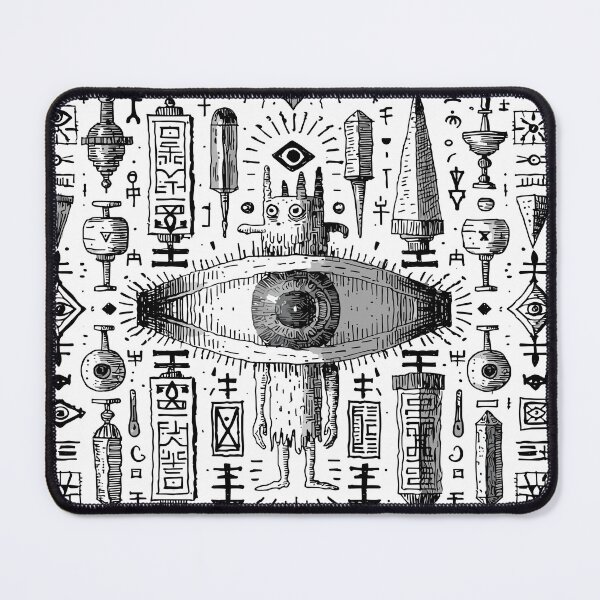 Item preview, Esoteric All Seeing Eye Mystic Creature Glyphs designed and sold by Romgora.