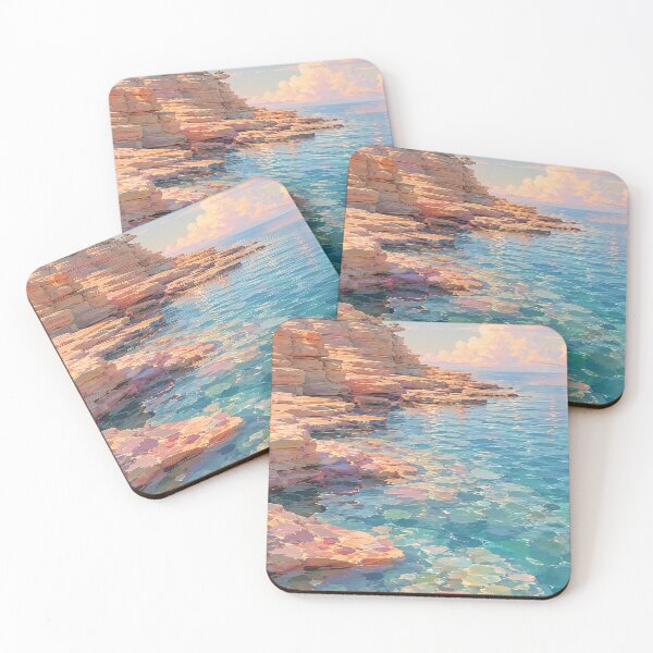 Item preview, Coastal Sedimentary Cliffs by the Sea designed and sold by Rahma-yehia23.