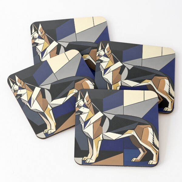 Item preview, cubist animal artwork designed and sold by forget45studio.