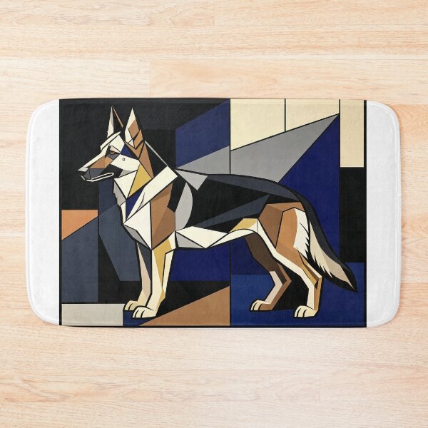 Item preview, cubist animal artwork designed and sold by forget45studio.