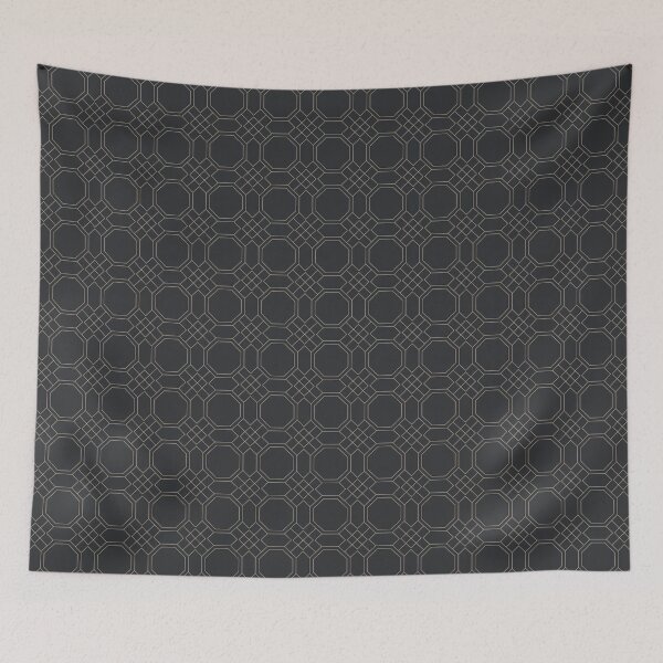 Item preview, Dark premium geometric pattern — Graphite champagne minimal design designed and sold by Aurum-design.