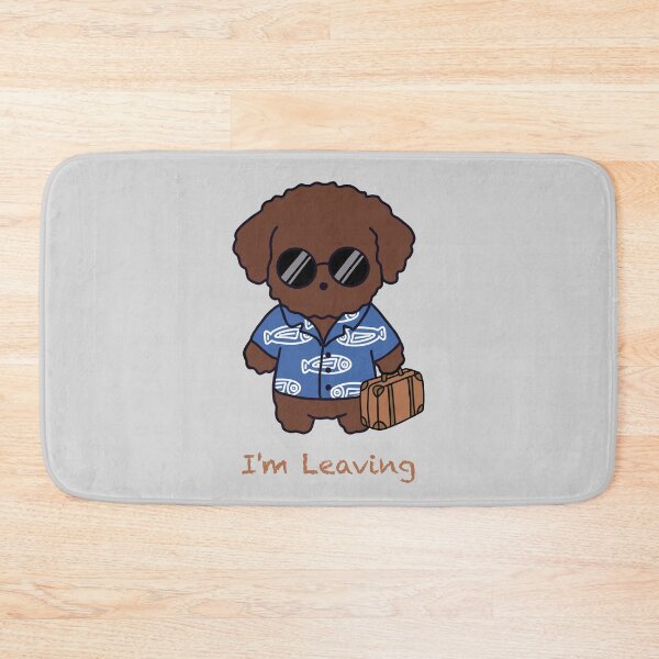 Item preview, I'm Leaving – Cool Vacation Pup designed and sold by solarpink.