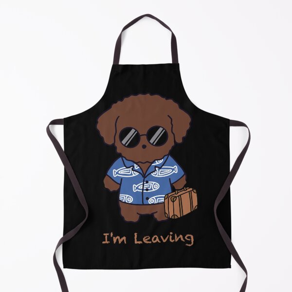 Item preview, I'm Leaving – Cool Vacation Pup designed and sold by solarpink.