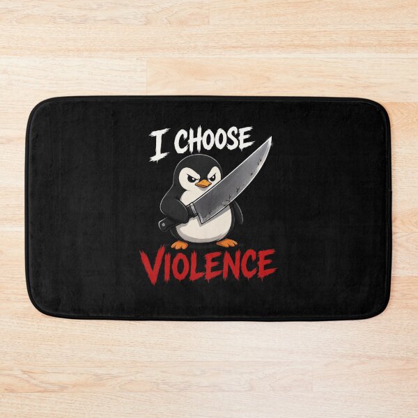 Item preview, I Choose Violence Penguin designed and sold by TheEndDesign.