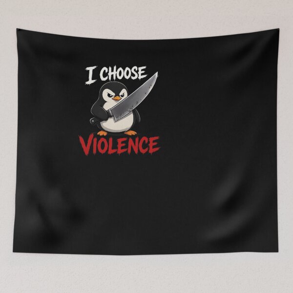 Item preview,  I Choose Violence Penguin  designed and sold by TheEndDesign.