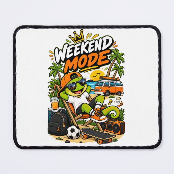 Item preview, Gecko Boy Weekend Mode Summer Cartoon designed and sold by ismai6.
