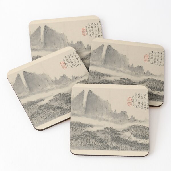 Item preview, yellow mountain 6  designed and sold by Paper & Pine .