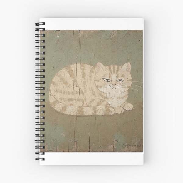 Item preview, Grumpy Cream Tabby Loaf Folk Art designed and sold by PictorialWhimsy.
