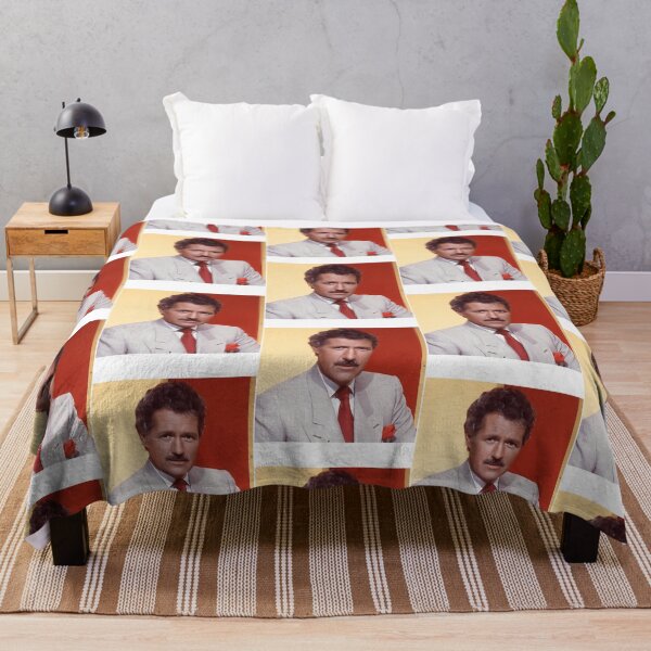 Item preview, Alex Trebek With Mustache 1988 Color Photo designed and sold by keatondavi-es.