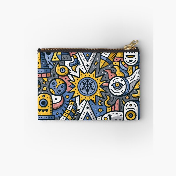 Item preview, Vibrant Psychedelic Esoteric Geometric Doodle Art designed and sold by Romgora.
