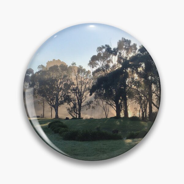 Item preview, Winter Sunrise Light Rays Over Dam Near Pinot Noir Patch Magpie Springs Willunga Hill South Australia designed and sold by MagpieSprings.