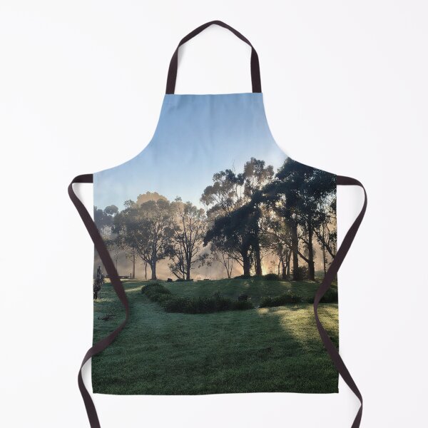 Item preview, Winter Sunrise Light Rays Over Dam Near Pinot Noir Patch Magpie Springs Willunga Hill South Australia designed and sold by MagpieSprings.