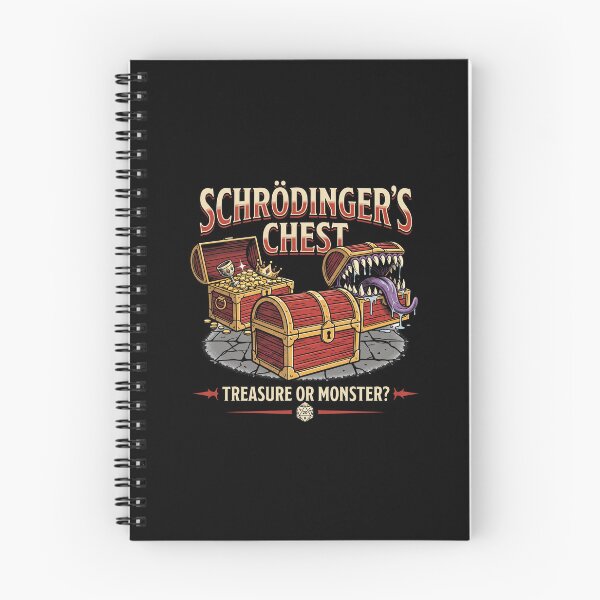 Item preview, Schrödinger's Chest Mimic Monster Funny Tabletop RPG Gamer designed and sold by AdyKurniawan.