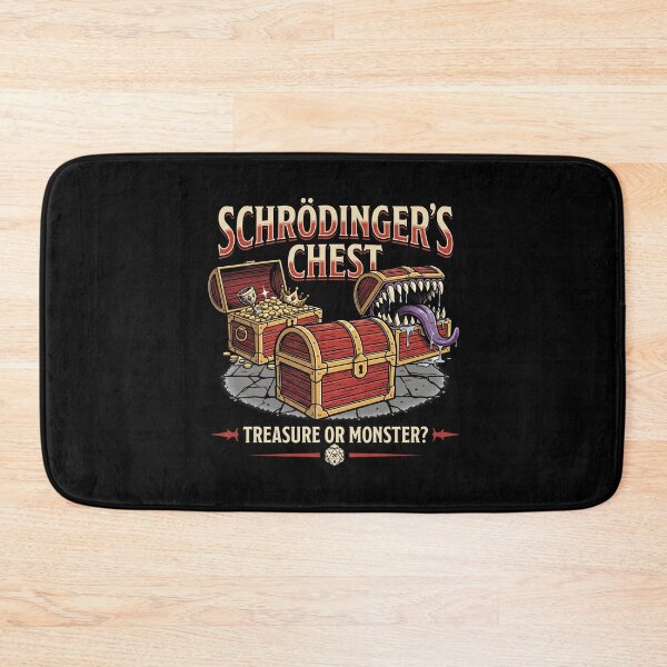 Item preview, Schrödinger's Chest Mimic Monster Funny Tabletop RPG Gamer designed and sold by AdyKurniawan.