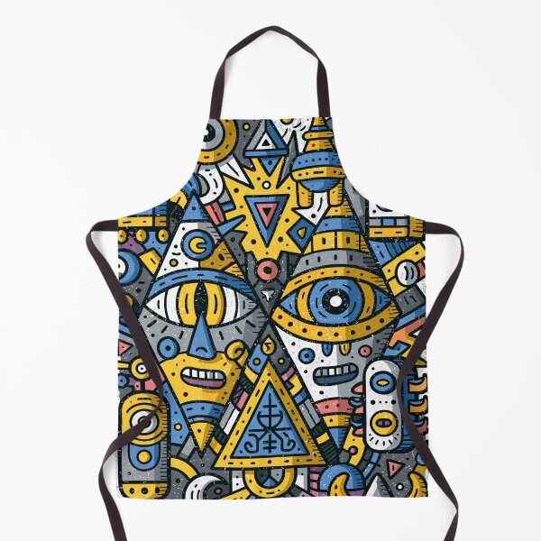 Item preview, Vibrant Abstract Spirit Eyes Pattern designed and sold by Romgora.
