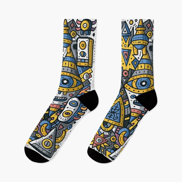 Item preview, Vibrant Abstract Spirit Eyes Pattern designed and sold by Romgora.