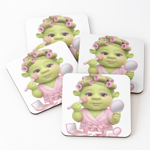 Aperçu de l'œuvre Maquillage de bébé Shrek créée et vendue par conamor-bymel.