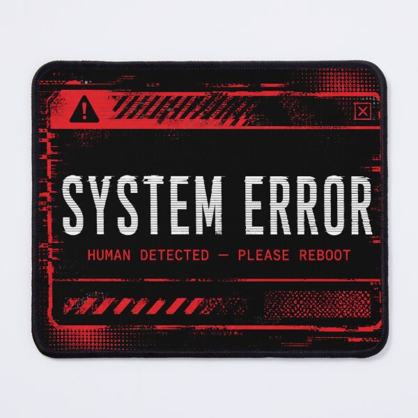 Item preview, System Error Human Glitch Humor designed and sold by Airmiro.