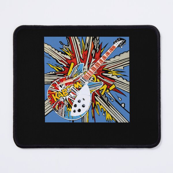 Item preview, Kaboom Pop Art Sixties Rock Mod Electric Guitar designed and sold by JevonCrist.