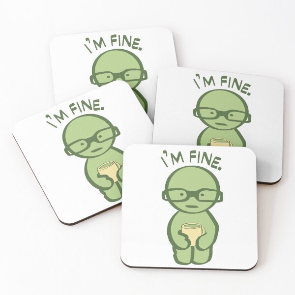 Item preview, I'm fine smiski designed and sold by Illustrated by Cece.