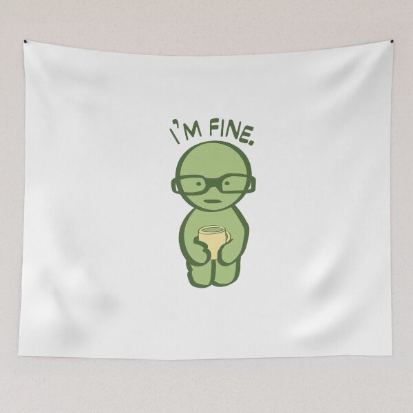 Item preview, I'm fine smiski designed and sold by Illustrated by Cece.