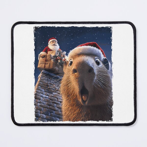Item preview, Capy Ugly Christmas Santa designed and sold by Newfacedesi.