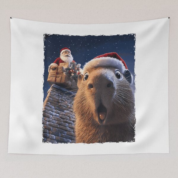 Item preview, Capy Ugly Christmas Santa designed and sold by Newfacedesi.