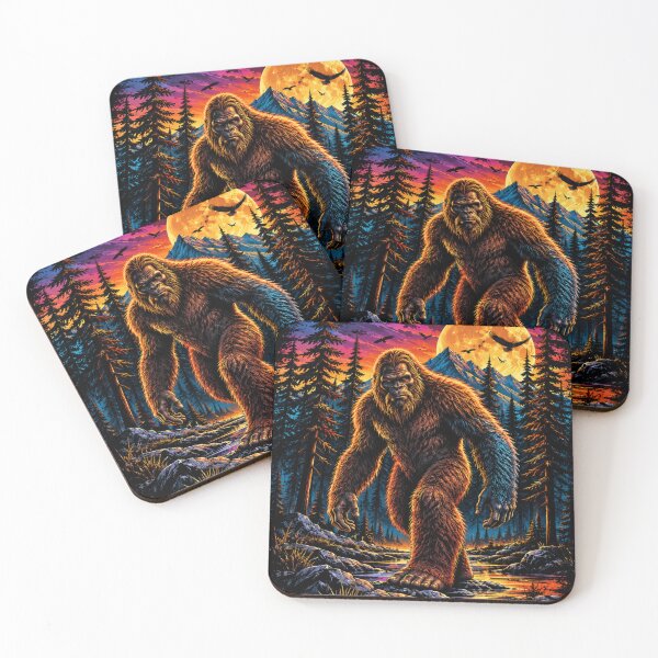 Item preview, Bigfoot Forest Sunset Sunset Legend designed and sold by DKSH1234.