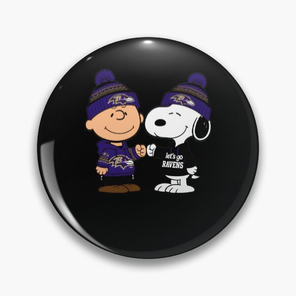 Item preview, Charlie Brown Snoopy Fist Bump Ravenss NFL designed and sold by fizzstocmathepa.