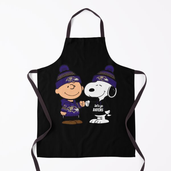 Item preview, Charlie Brown Snoopy Fist Bump Ravenss NFL designed and sold by fizzstocmathepa.