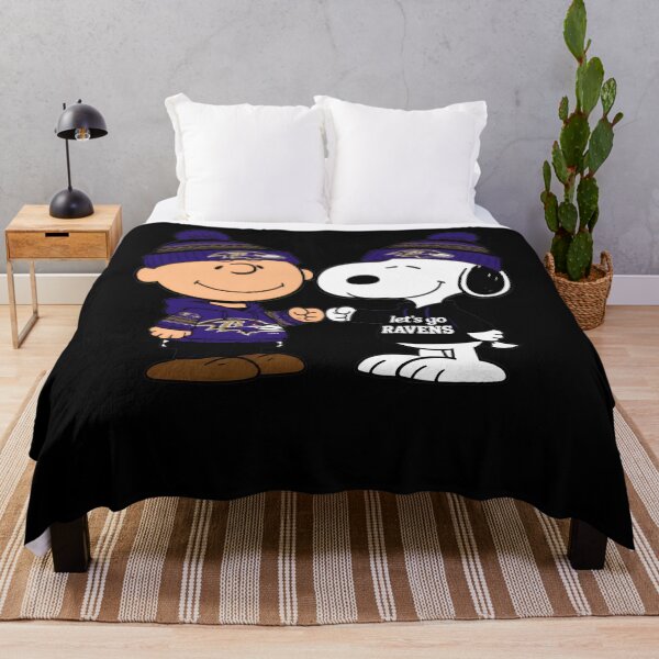Item preview, Charlie Brown Snoopy Fist Bump Ravenss NFL designed and sold by fizzstocmathepa.