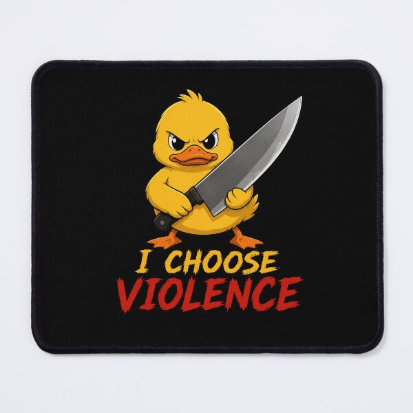 Item preview, I Choose Violence Yellow Duck designed and sold by TheEndDesign.