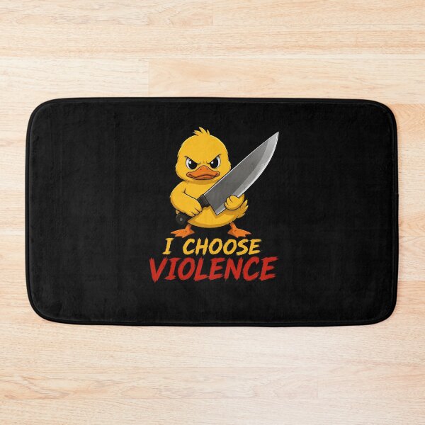 Item preview, I Choose Violence Yellow Duck designed and sold by TheEndDesign.