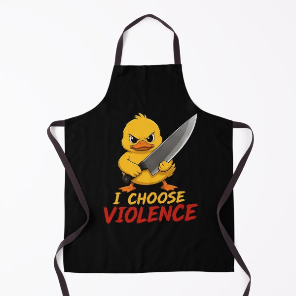 Item preview, I Choose Violence Yellow Duck designed and sold by TheEndDesign.
