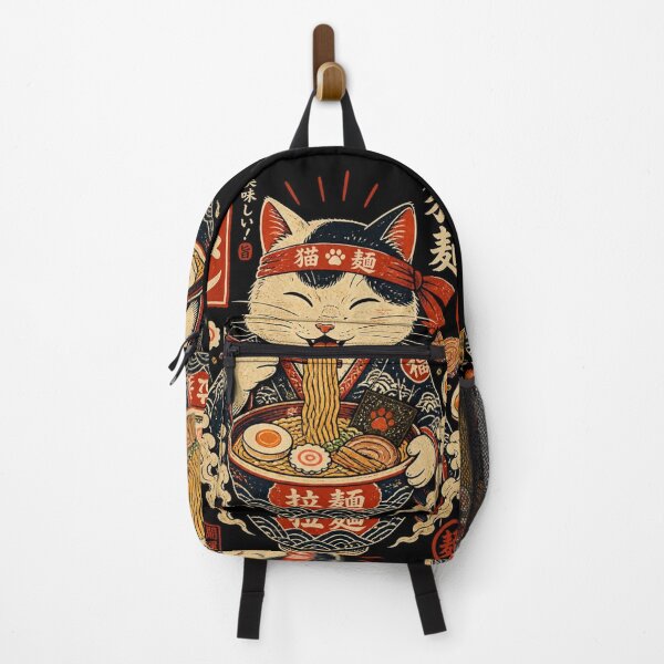 Item preview, Lucky Ramen Cat Japanese Ukiyo-e designed and sold by GrinGalore.