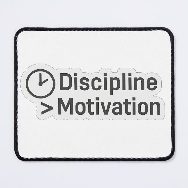 Item preview, Discipline Over Motivation designed and sold by Velvet-motive.
