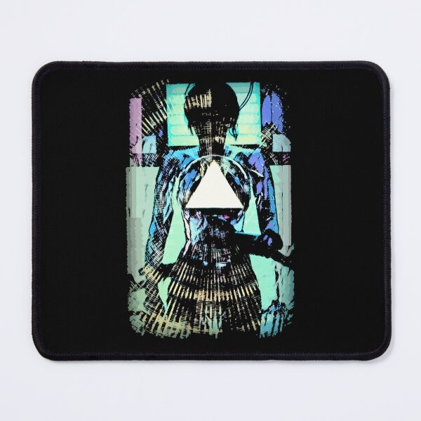 Item preview, Cyborg Silhouette With Bright Triangle On Chest designed and sold by MaxineHoppe.