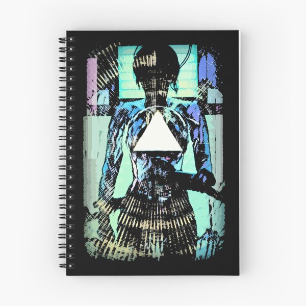 Item preview, Cyborg Silhouette With Bright Triangle On Chest designed and sold by MaxineHoppe.