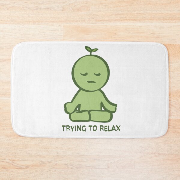 Item preview, Trying to relax smiski designed and sold by Illustrated by Cece.