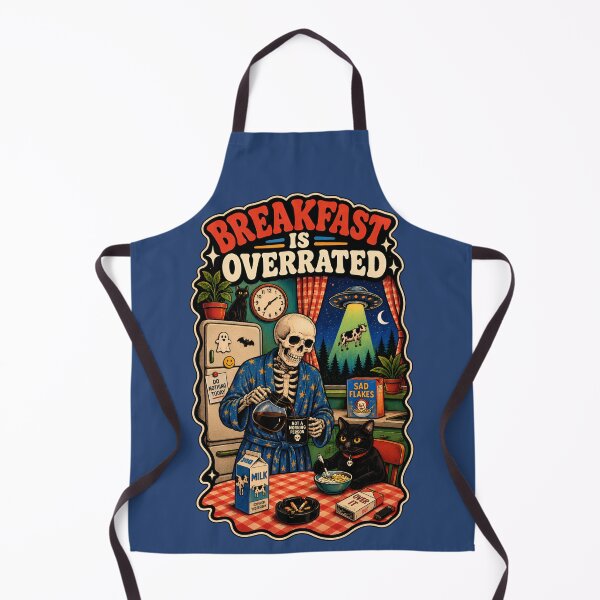 Item preview, Breakfast Is Overrated Skeleton designed and sold by Peac7e.