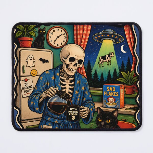 Item preview, Breakfast Is Overrated Skeleton designed and sold by Peac7e.