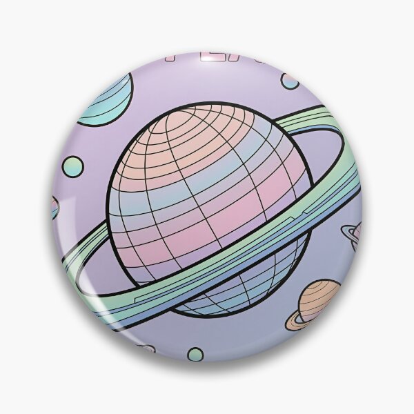 Item preview, Tiny Planets Collection Vaporwave Gradient Mesh designed and sold by DIUMERI.