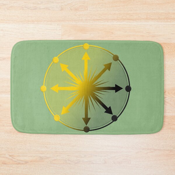 Item preview, Golden Radial Burst Compass Vector Symbol designed and sold by SahmatArt.