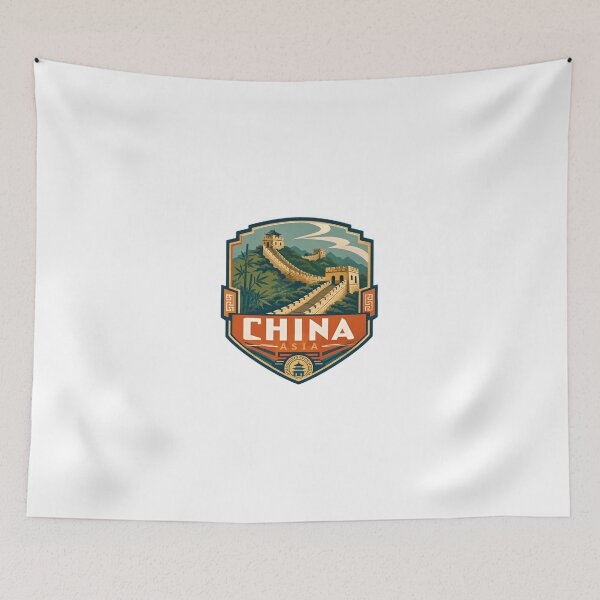 Item preview, China Asia Great Wall Travel Explorer Heritage designed and sold by Simsimah26Parks.