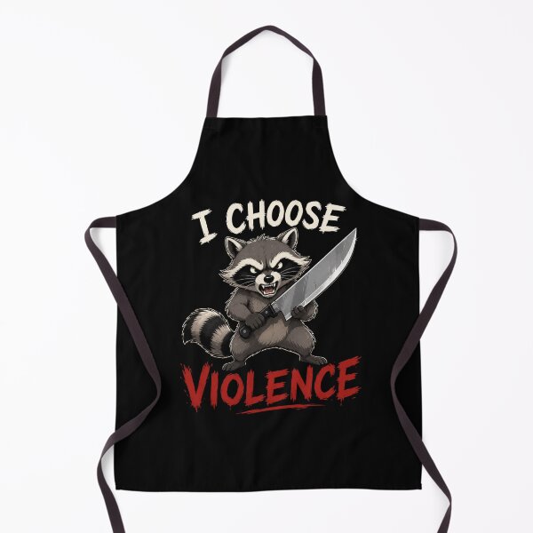 Item preview, I Choose Violence Raccoon designed and sold by TheEndDesign.