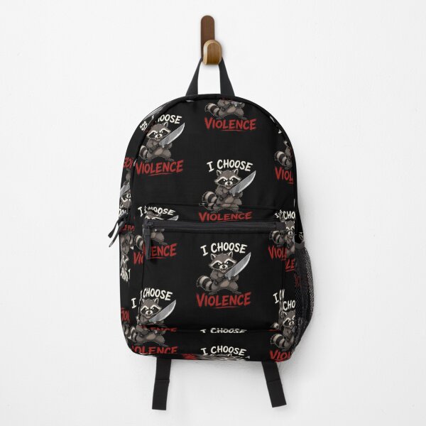 Item preview, I Choose Violence Raccoon  designed and sold by TheEndDesign.