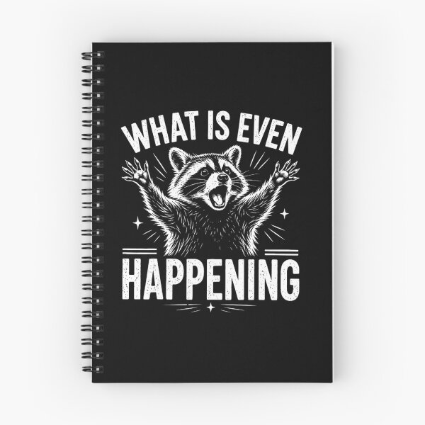 Item preview, What Is Even Happening Funny Panicked Raccoon Trash Panda Meme designed and sold by haitrieuic96.