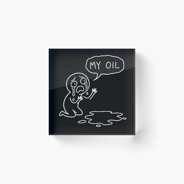 Item preview, MY OIL Crying Over Leak Funny JDM Meme Doodle designed and sold by MUGEN WORKS.